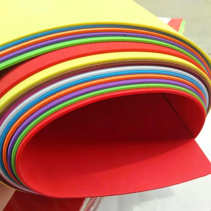 50*50 см 2 мм EVA Foam Paper дети мультфильм Сделай Сам красочные бумаги резки Складные