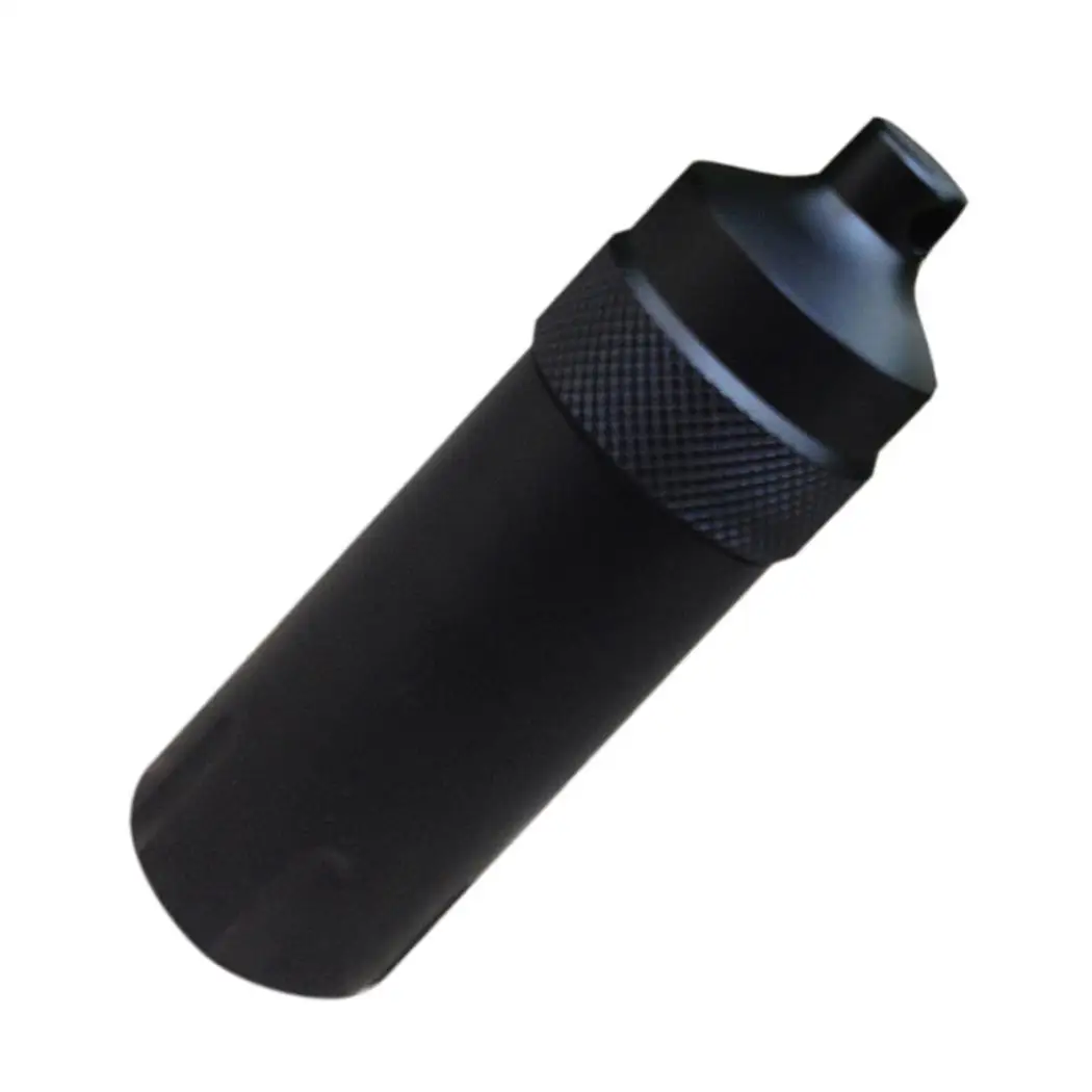 Portable CNC Cutting Outdoor Protective Life-saving Sealed Waterproof Bottle Gray Black Round | Спорт и развлечения