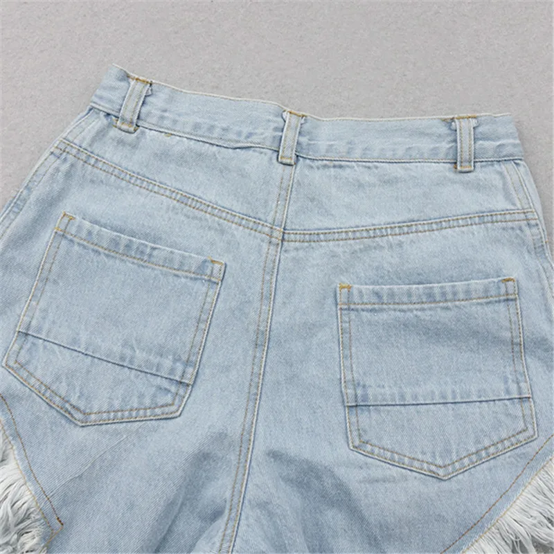 

Women Denim Destroyed Jeans Fashion Mesh Patchwork Lace Star Embroidery Tulle Pants Casual Ladies High Waist Split Trousers 2019
