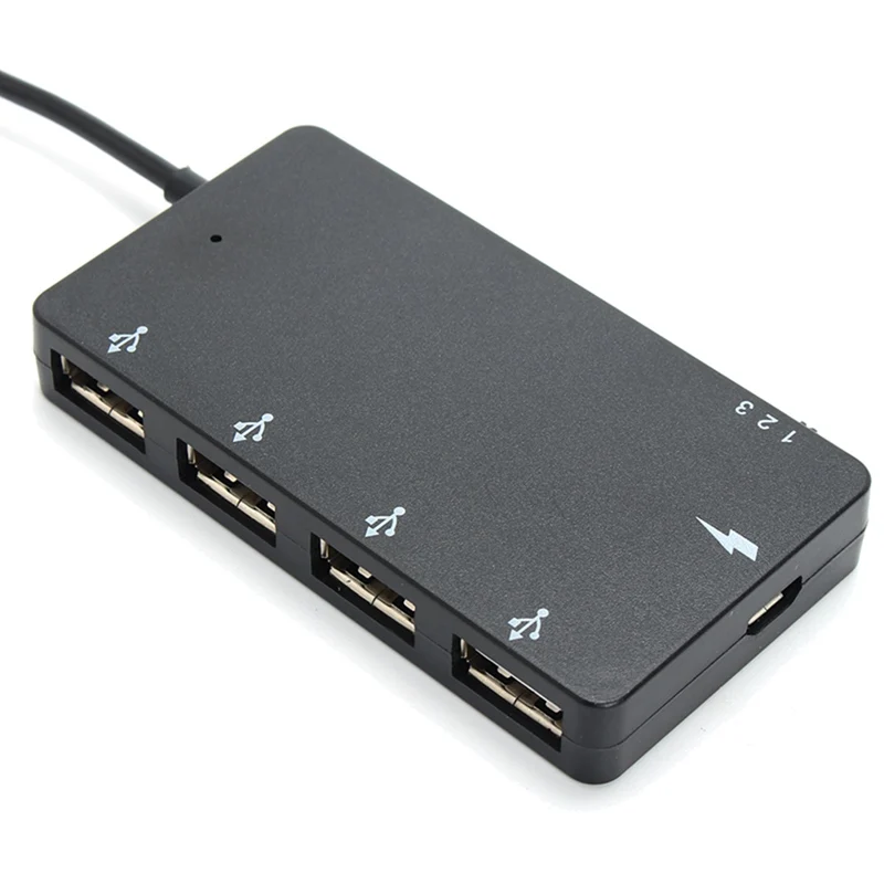 LEORY, 1 комплект, микро USB OTG, 4 порта, концентратор, Кабель-адаптер для зарядки, для смартфона, планшета, высокая скорость, для iPhone, для телефона huawei