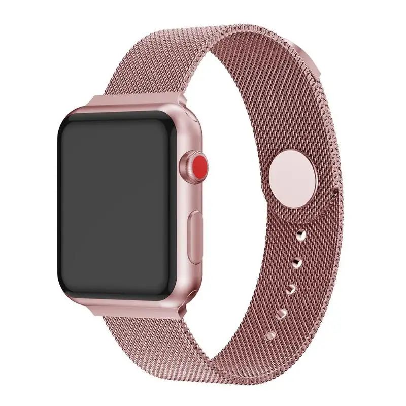Миланская петля магнитные наручные часы с ремешком ремешок для Apple Watch 38 мм