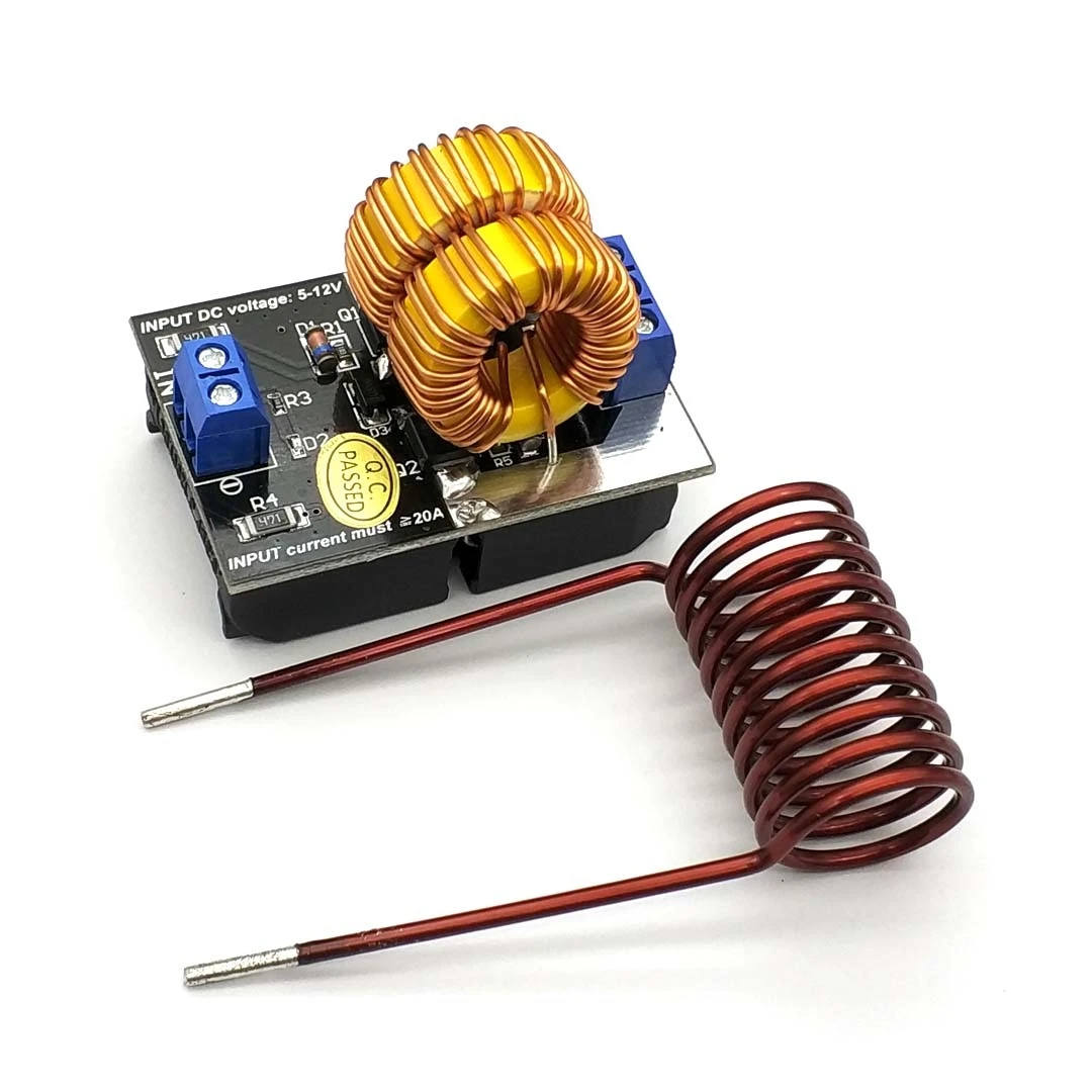Горячая Распродажа 5 12V 120W Mini ZVS индукционная нагревательная доска Flyback