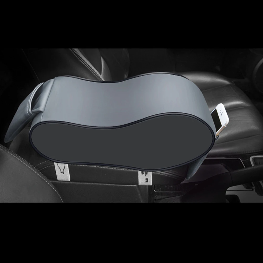 

New Car Central High-Rise Armrest Box Elbow Support Men And Women Hand-Held Box Mat (Gray)