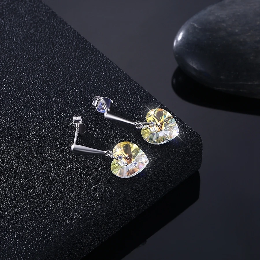 Женские Висячие серьги Malanda XILION сережки из стерлингового серебра Swarovski с