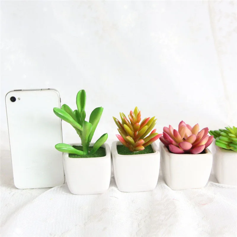 Искусственные влагозапасающие растения маленький бонсай пейзаж Цветочная