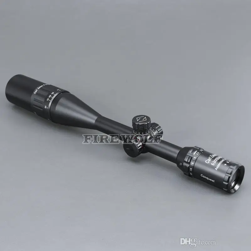 Туманоустойчивый 24x50 прицел ударопрочный охотничий с подсветкой Riflescopes зеленый и