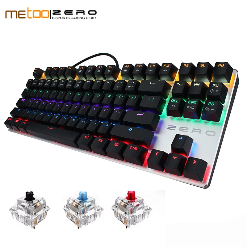 Механическая клавиатура ME TOO ZERO RGB подсветка русская/английская раскладка