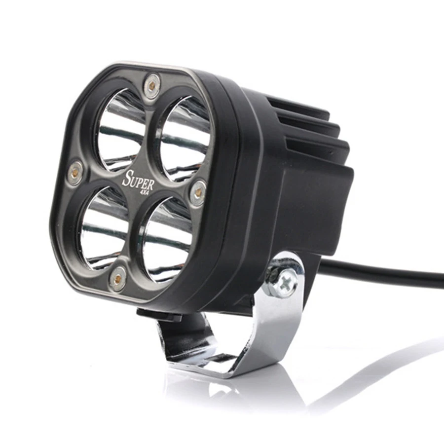 3 Inch Motorcycle White Work Headlight Amber Fog Light Spot 40W 8000LM 6500K Super Bright Aluminum IP67 |