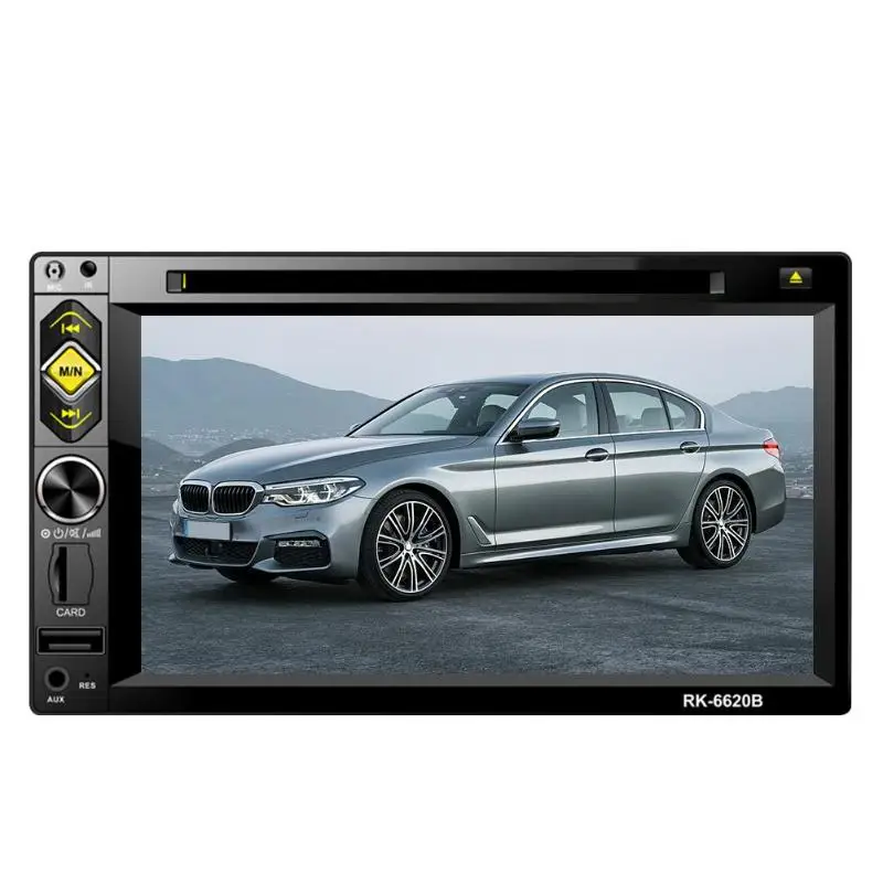 VODOOL 6620B 2 DIN 6 дюйма Сенсорный автомобильный dvd плеер fm радио Bluetooth MP4/MP5 Авто