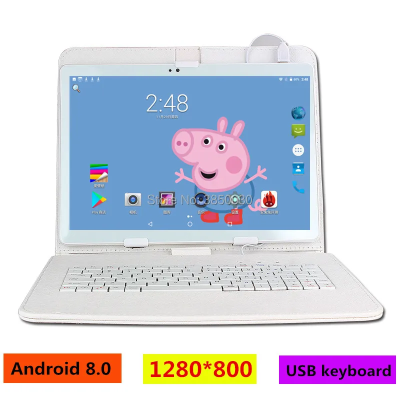 Бесплатная доставка оригинальные планшеты 10 1 дюйма 32 ГБ красивые Android 8 0