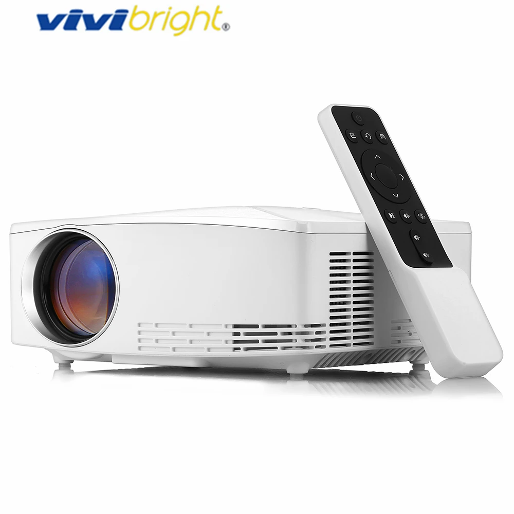 VIVIBRIGHT C80 ЖК дисплей дома театр проектор 1080P HDMI люмен поддержка 1500 VGA USB для ноутбука