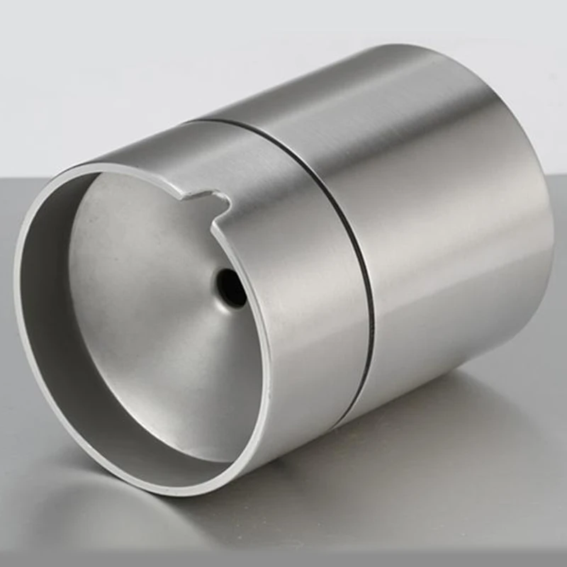 

Ashtray with lid Stainless Steel Car Ashtray Smokeless Auto Cigarette Ashtray Ash Holder Creative Windproof Business Gift Car
