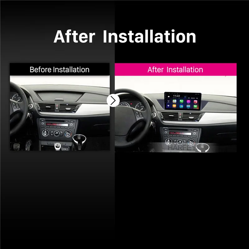 Harfey Android 8 1/9 0 для 2009-2013 BMW X1 E84 радио 10 1 &quotHD 1024*600 Авторадио автомобильный GPS navi