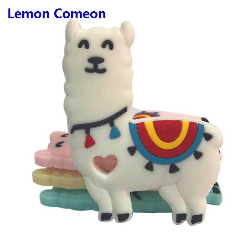 Lemon Comeon 1 шт. детский Прорезыватель для зубов с рисунком Овцы силиконовый