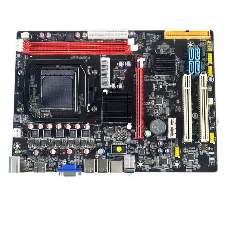Настольный оригинальный чип AMD поддерживает материнскую плату DDR3 с разъемом LGA AM3 A770.