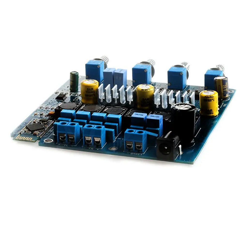 Плата усилителя высокой мощности TPA3116 2 1 50WX2 + 100 Вт Bluetooth класса D усилитель синяя