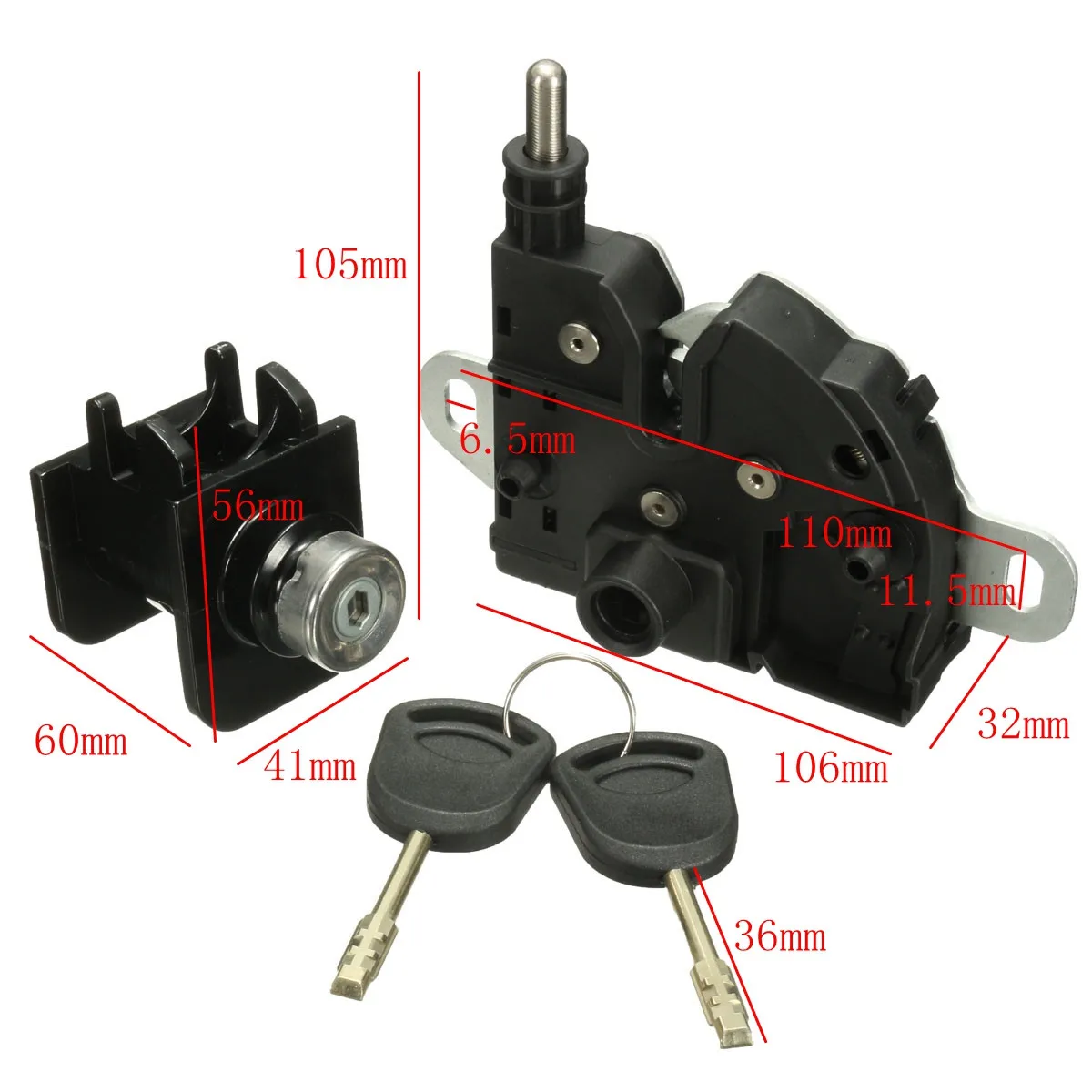 Защелка капота с 2 ключами и для Ford-Transit-MK6 2000 2001 2002 2003 2004 2005 2006 412428 | Автомобили