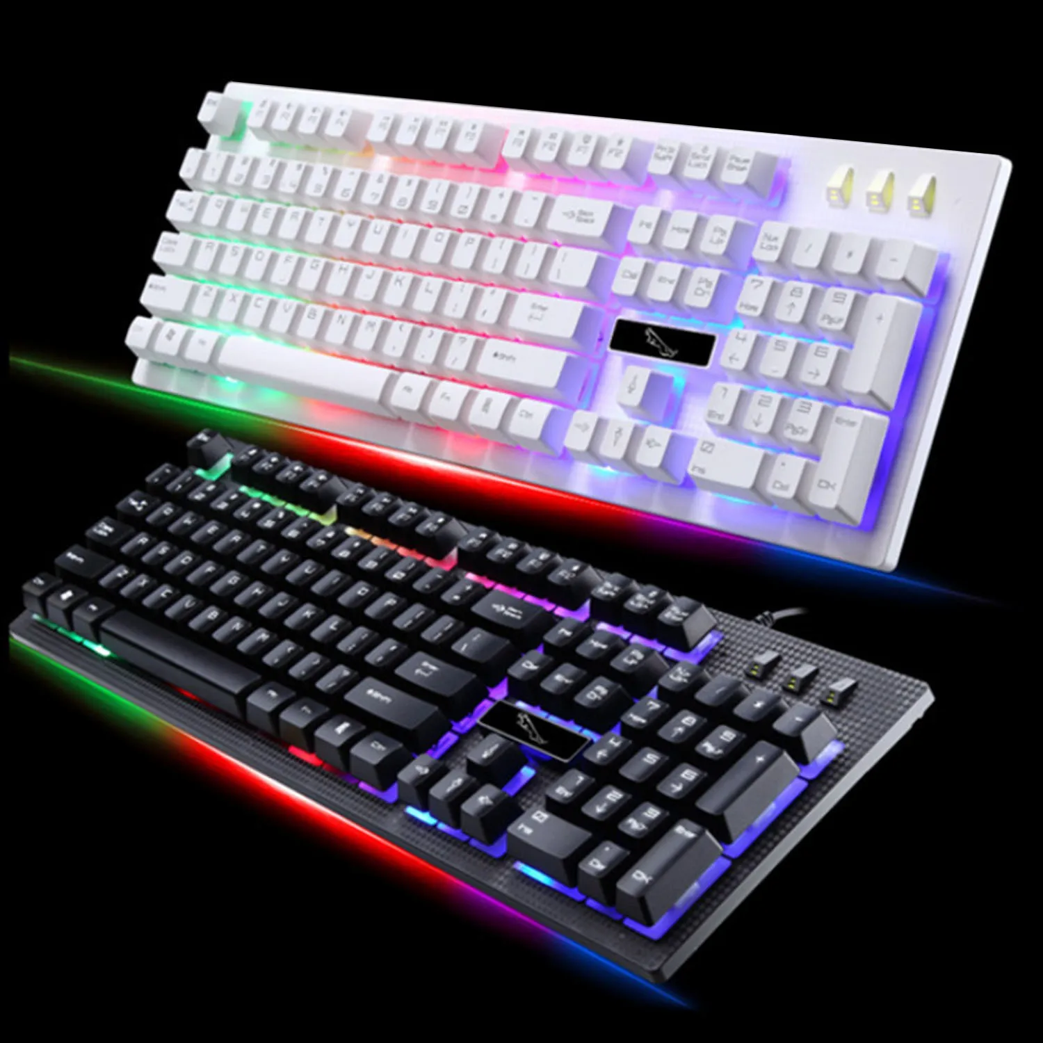 USB клавиатура Vococal Проводная игровая с RGB подсветкой 104 клавиш|Клавиатуры| |