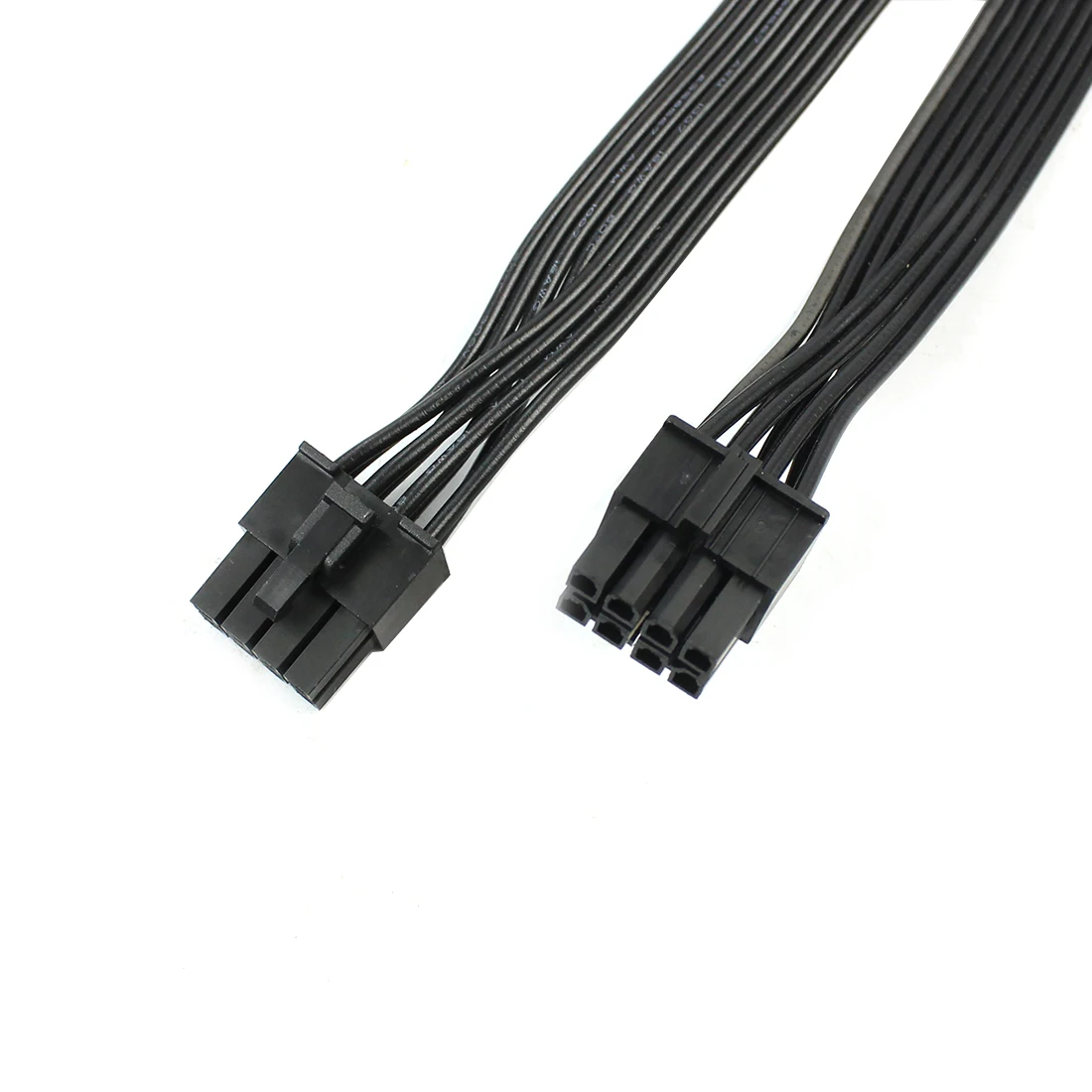 Кабель питания для процессора 8pin до 4 + 4pin 18AWG Удлинительный кабель модуля Great Wall