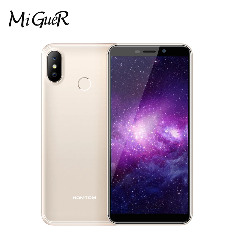 HOMTOM C1 5 &quotдюймов 18:9 HD Экран мобильного телефона MT6580 4 ядра 1 GB + 16 Dual SIM Face ID