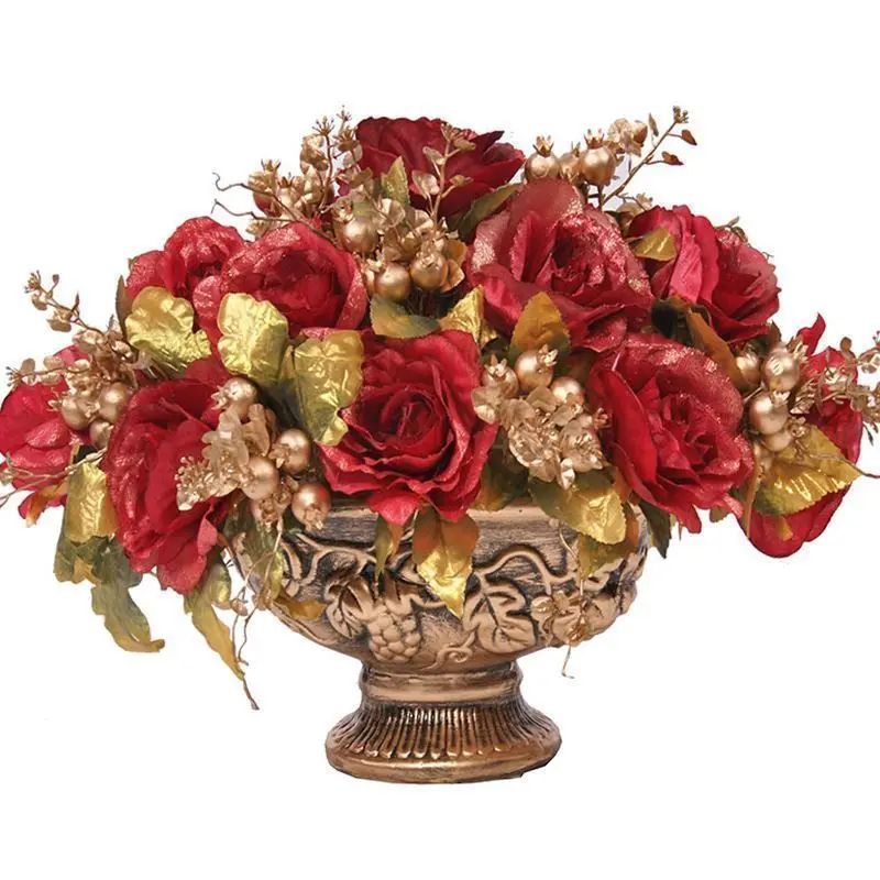 Para Jardim для Cam Vazo Gold Deco дом Jarrones Decorativos современный Декор дома аксессуары