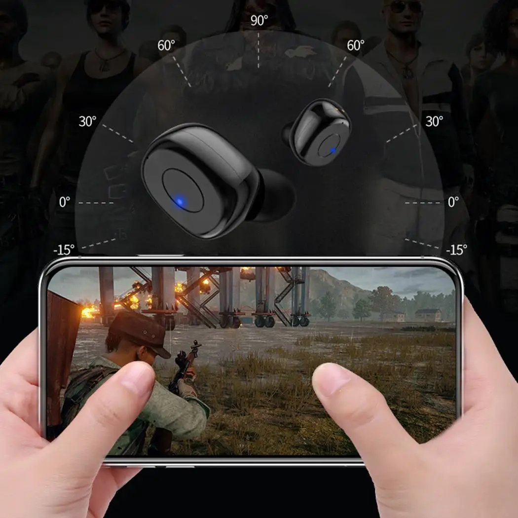 Беспроводные Bluetooth Hi Fi наушники стерео спортивные тренировки офисные вкладыши с