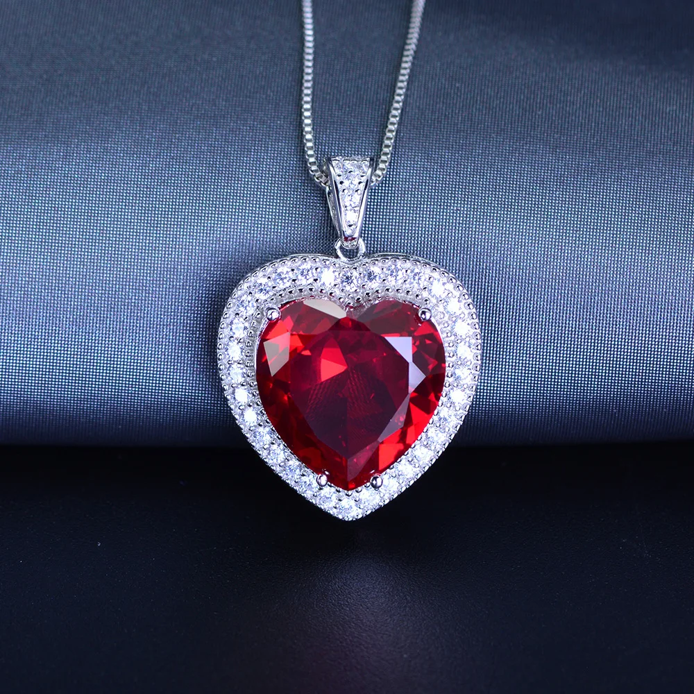 Женское ожерелье с подвеской в виде сердца PANSYSEN роскошное из стерлингового