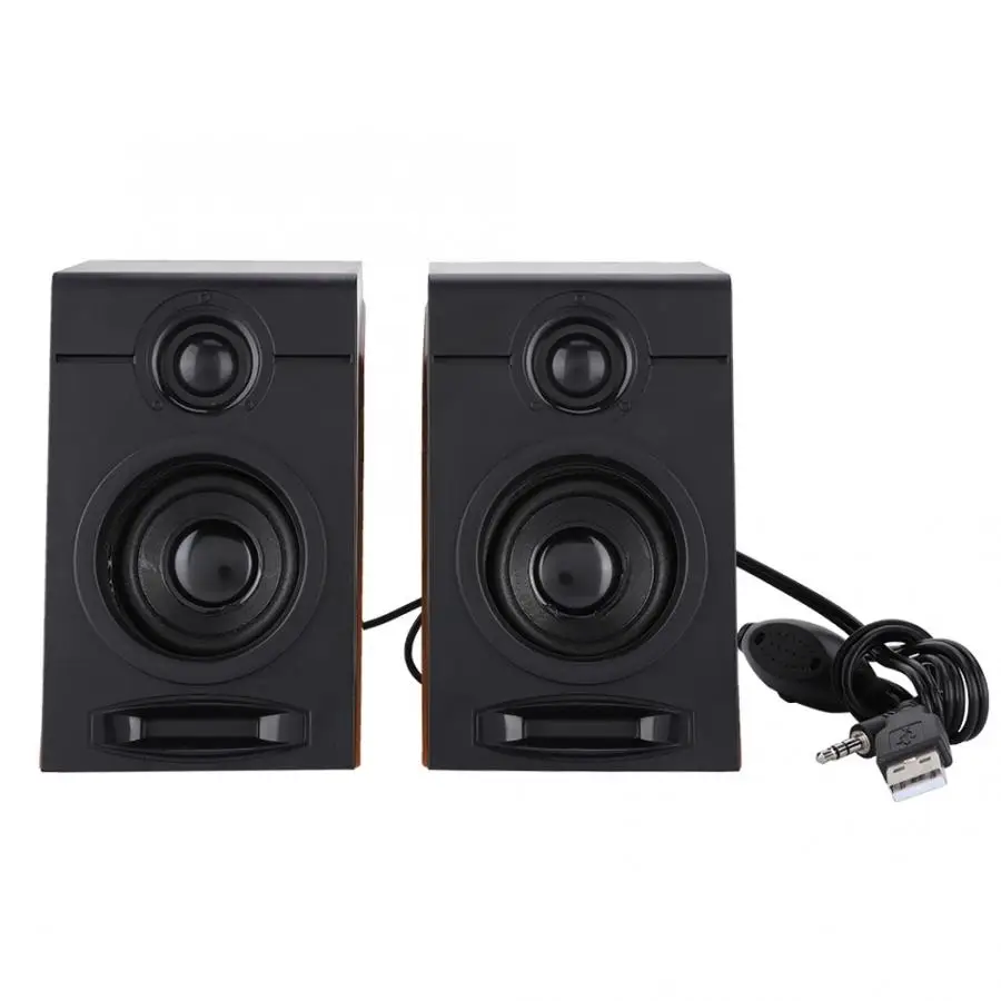 Paird 3in тяжелые басы компьютерные колонки HiFi Звук компьютера сабвуфер с