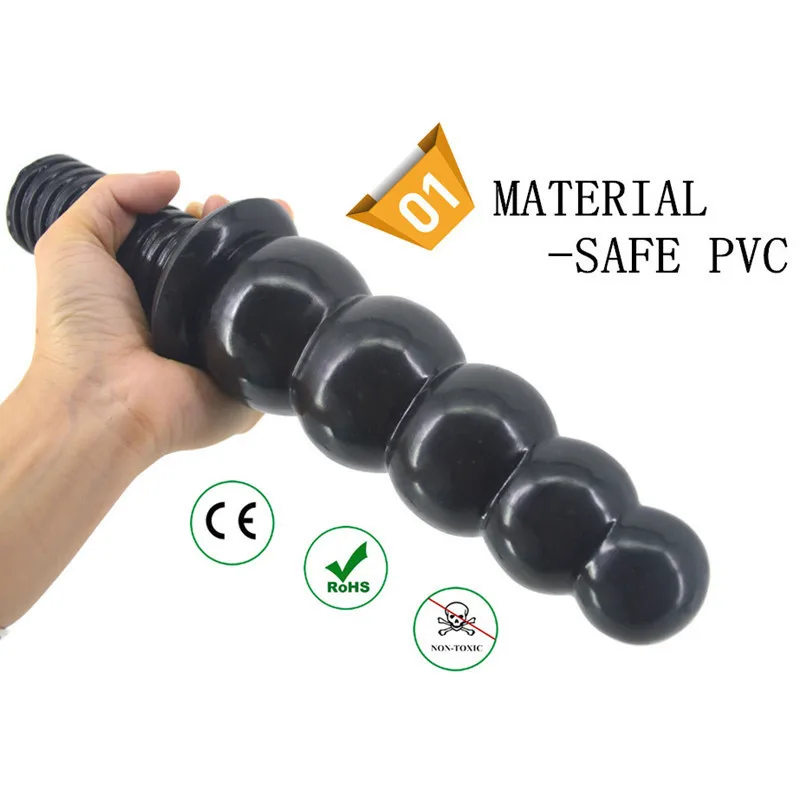Супер длинные 5 шариков Анальная бусина точка G Вагина искусственная Ручка