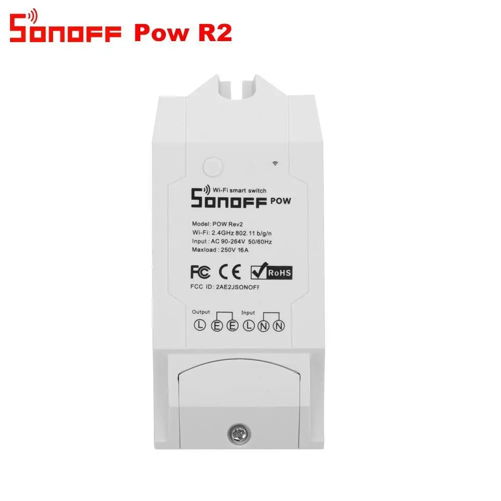 Itead Sonoff Pow R2 15A Интеллектуальный переключатель Wi Fi с более высокой контроль