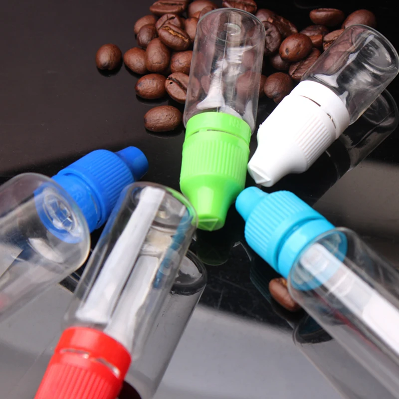 

3000pcs/lot Empty Clear PET 10ML Plastic Dropper Bottles With Tamper Evident Cap Eye Dropper E cigarette Liquid Bottles