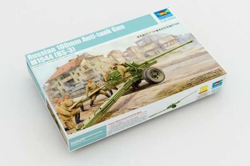 Rumpeter 1/35 02331 русский 100 мм анти Танк пистолет M1944 (BS 3) РЕДКИЙ|Наборы для сборки