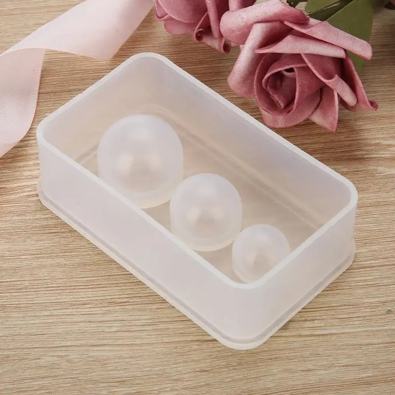 Прозрачная силиконовая форма для ювелирных изделий DIY шара декоративная