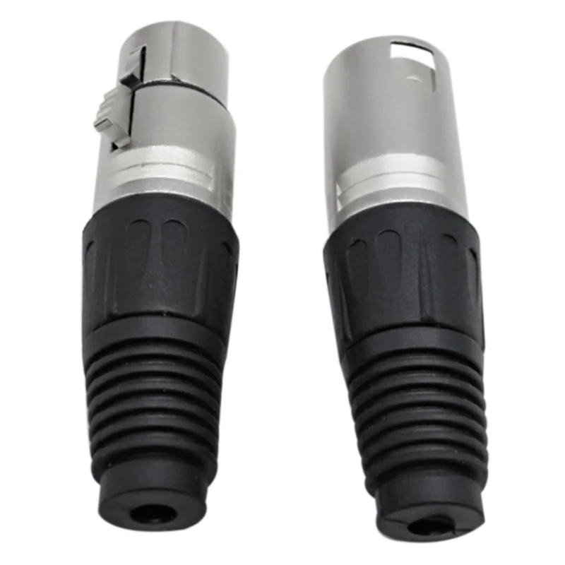Штекер/гнездо XLR Jack 3 Pin микрофон аудио разъем (5 пар)|Электрические вилки| |