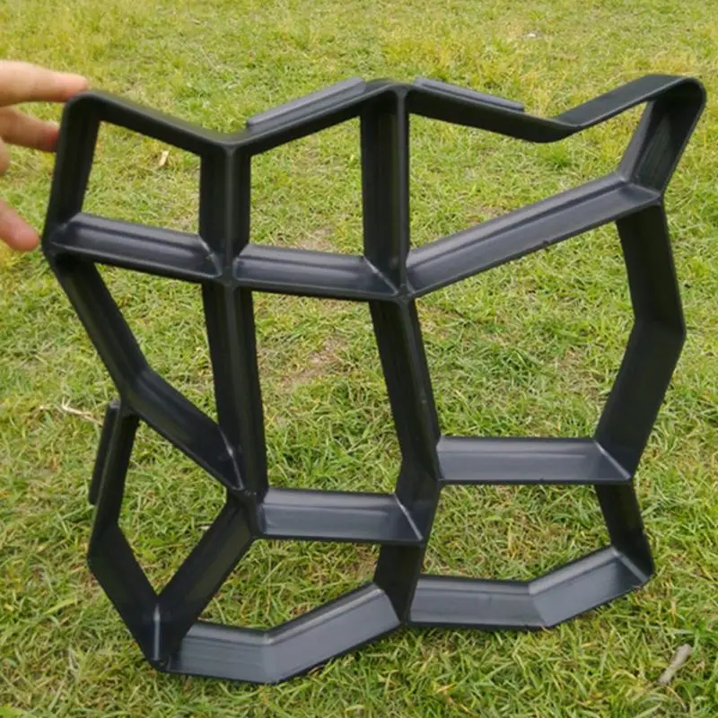 Сделай сам, форма для изготовления дорожек, 30*30 см, шестигранная, вручную, для подъездной дорожки, брусчатки, кирпича, камня, дороги, бетонных форм, форма для сада, патио, дорожек