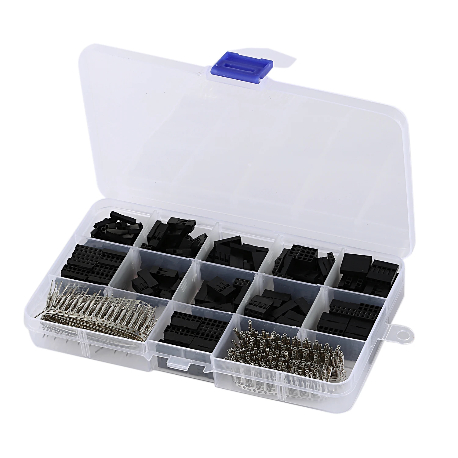 620Pcs Dupont Connector 2.54mm Cable Jumper Wire Pin Header Housing Kit Male Crimp Pins+Female Terminal | Обустройство дома