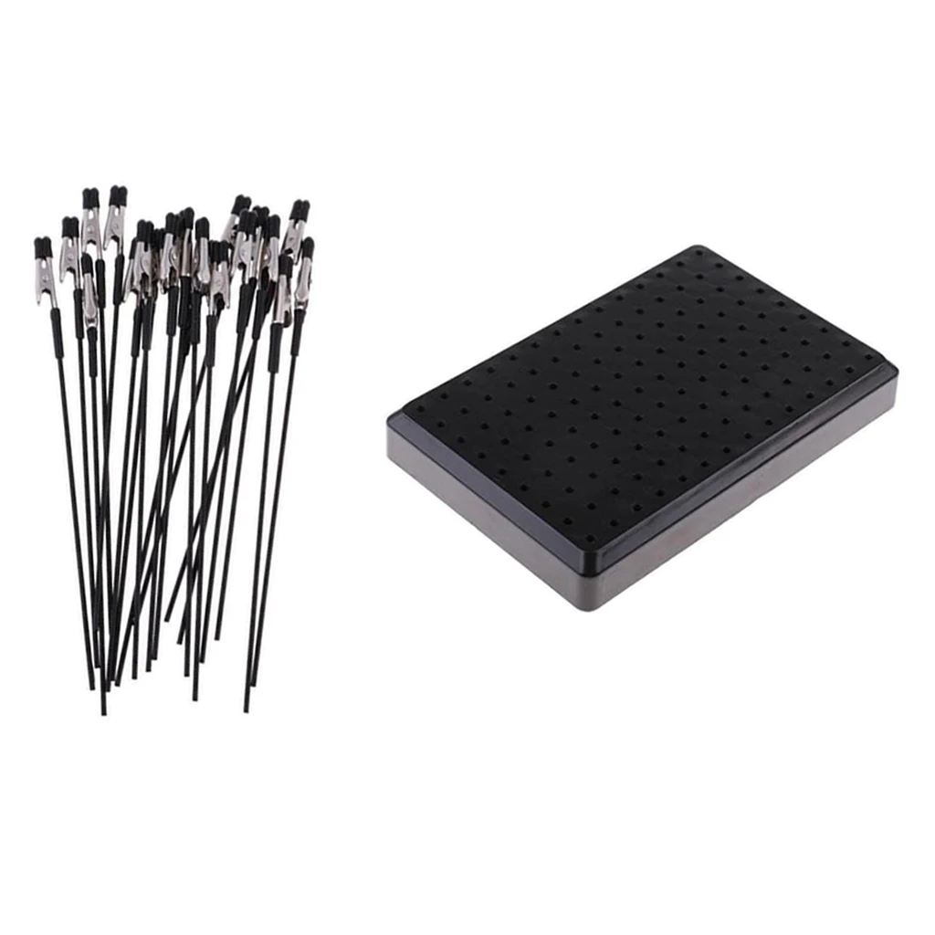 20x Modelers Color Paint Tool Supply Clip Sticks 17.8cm w/ Holder Base Stand | Игрушки и хобби