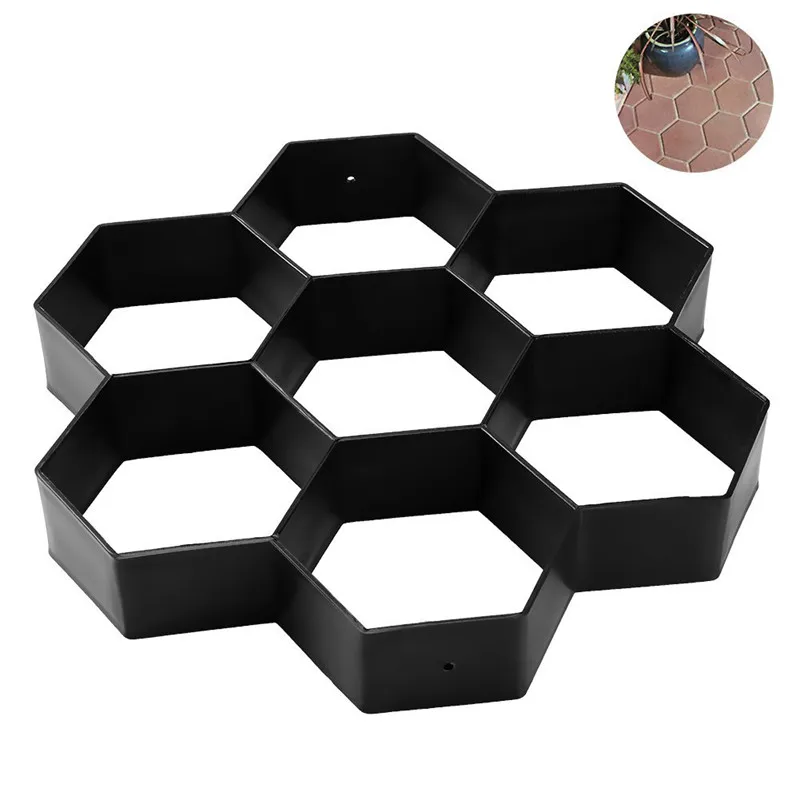 Новый DIY производитель патио ходьбы шаговый камень бетонная пайка многоразовая