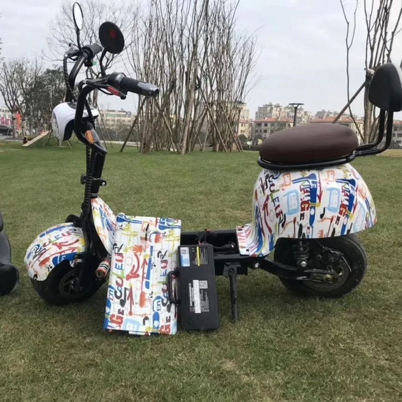 

Small Harley electric bicycle car for men and women-type mini-driver driving car battery adult lithium electric wide tire