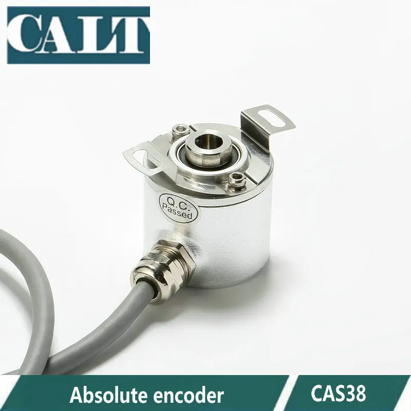 CAS38 однооборотный 13-битный RS485 Магнитный абсолютный кодировщик с потайным полым