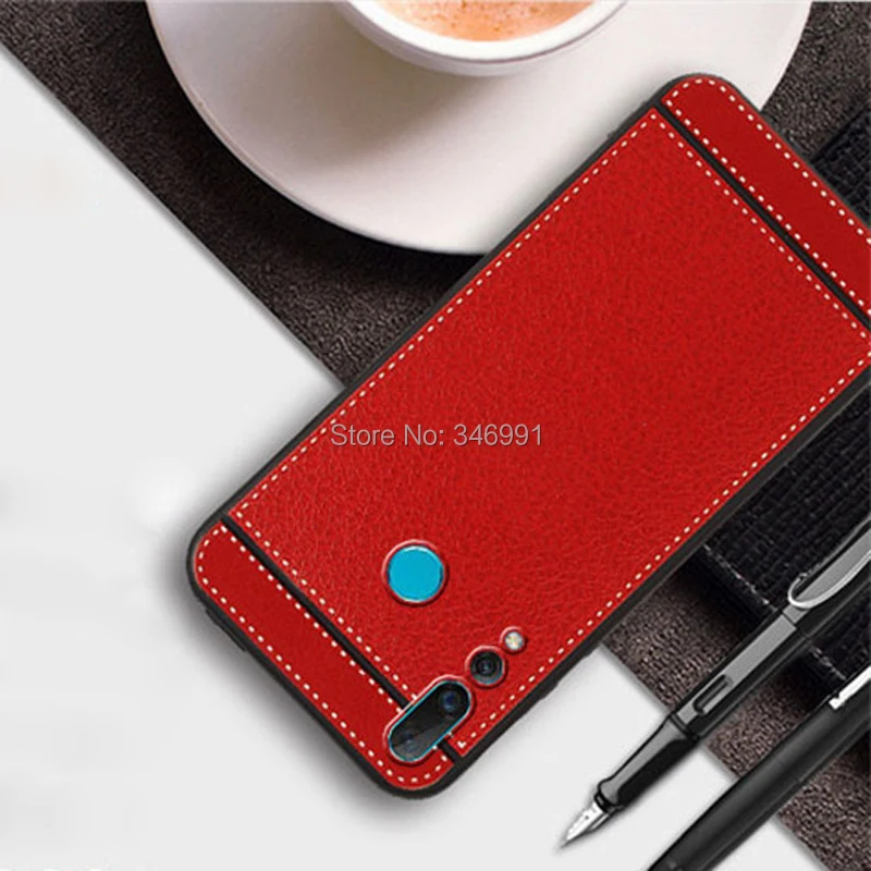 Фото ISecret Funda для Huawei Nova 4 Nova4 женский кожаный чехол 6,4 мягкий черный силиконовый чехол для Huawei Nova 4 роскошный чехол №3