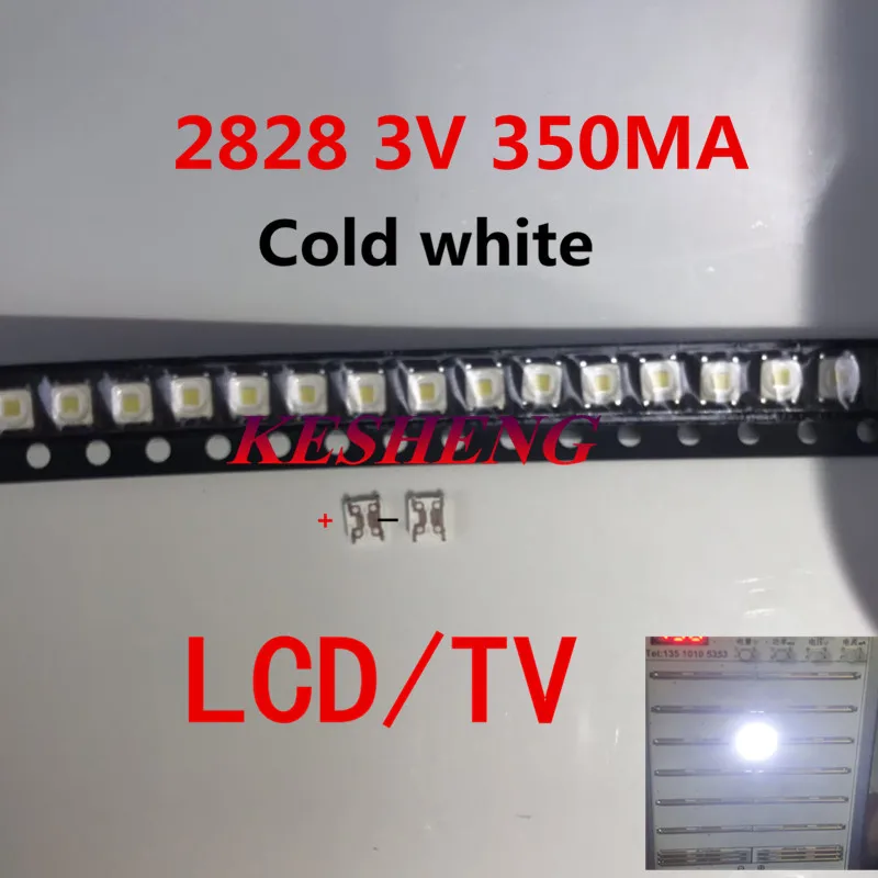 SMD 1000PCS LED 3228 3V холодный белый 2828 1 5 W Высокая мощность для подсветки телевизора SAMSUNG
