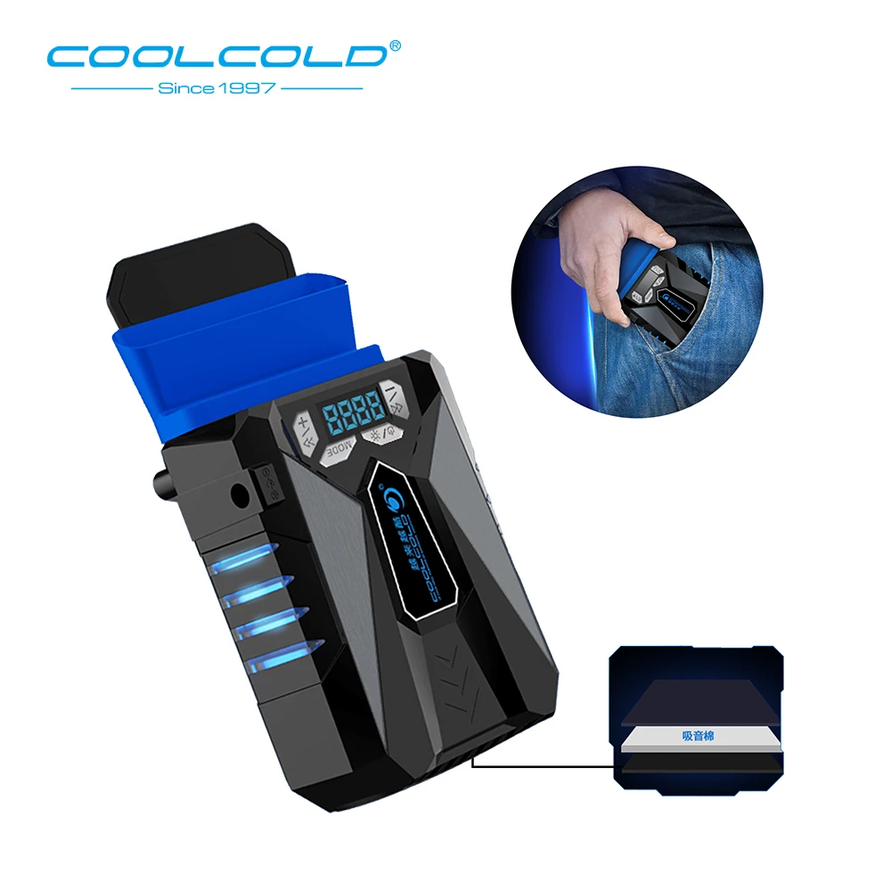 Мини кулер COOLCOLD для ноутбуков вакуумный охлаждающий вентилятор USB удаления