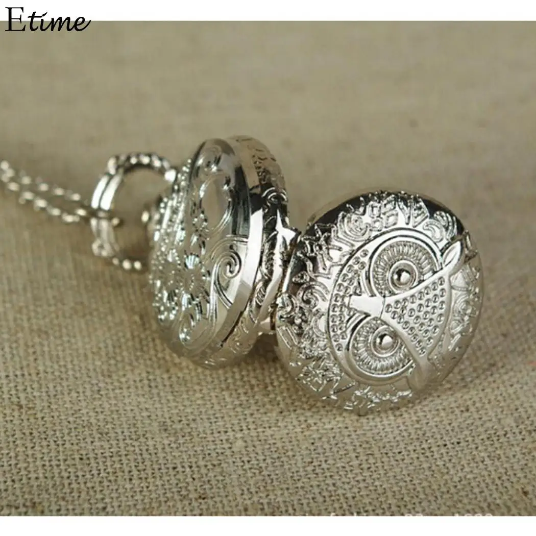 FANALA Pocket Watch World of Warcraft Kid Toys Watches Black Quarzt Nurse Gifts Item Owl Shape Jack Skelling | Наручные часы