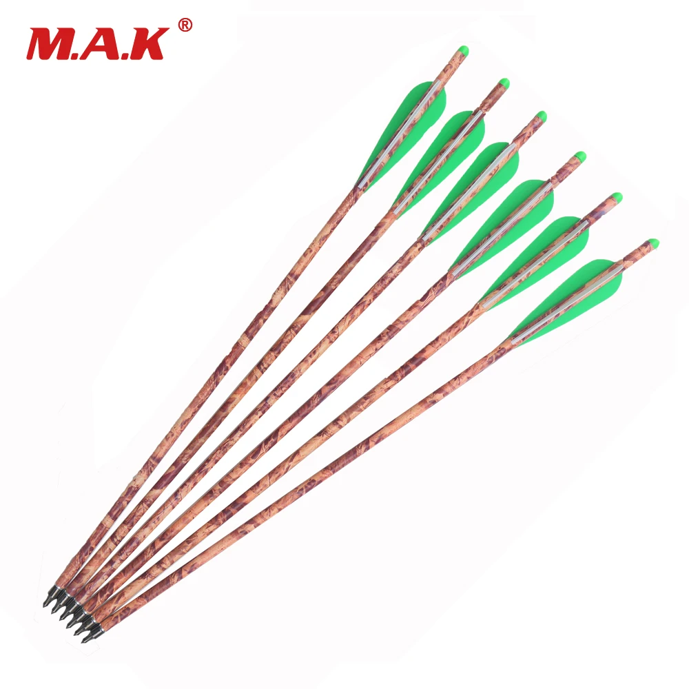 

20 Inches Mixed Carbon Crossbow Arrow Outer Diameter 8.8mm with Replaceable Arrowhead for Hunting Shooting