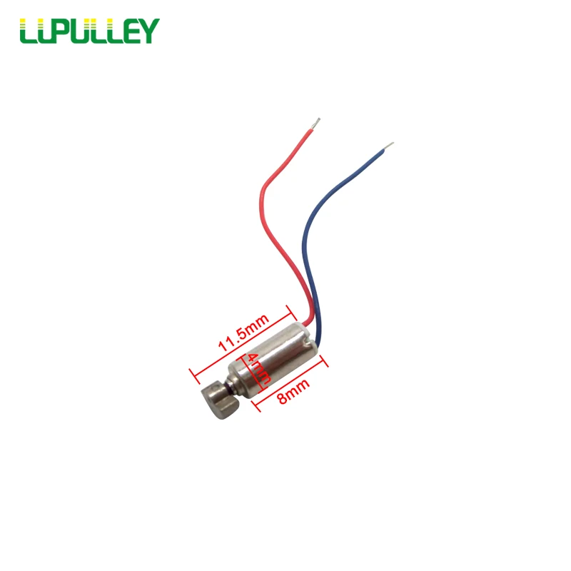 LUPULLEY 4*8 мм полый двигатель чашки DC1.5V 3V виброэксцентричный тока 41ма в детской