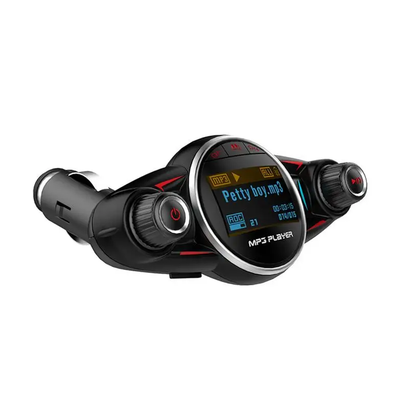 Автомобиль Bluetooth fm передатчик звонки Hands free двойной Порты usb воспроизведения