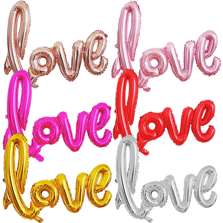 

Aluminum Balloon Wedding Decoration Batch Joint Love Lips Wedding Room