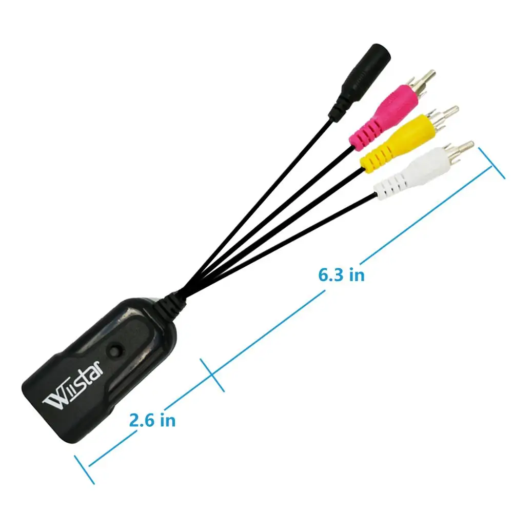 Новое поступление адаптер Wiistar HDMI AV HD видео преобразователь в RCA AV/CVSB L/R 1080P HDMI2AV NTSC