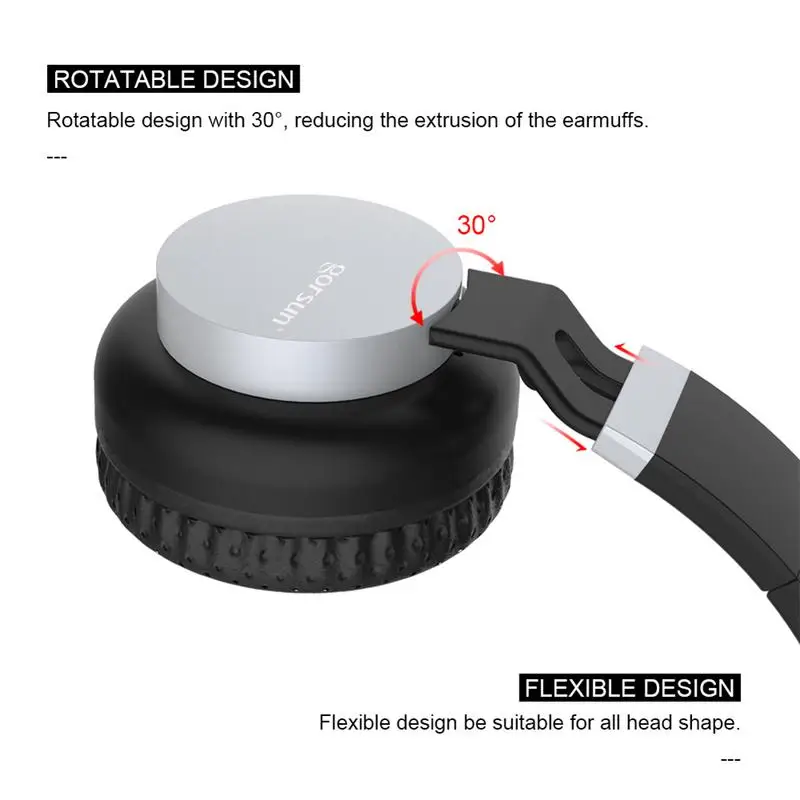 Bluetooth V4.1 Беспроводной гарнитура складное оголовье для Gorsun E89 стерео Surround Sound Gaming